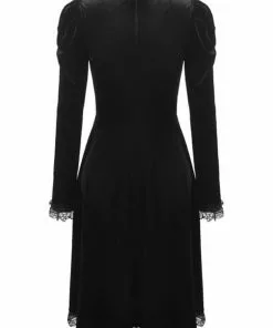 New In Dark In Love Mary Velvet Dress Black 15 New In Dark In Love Mary Velvet Dress Black