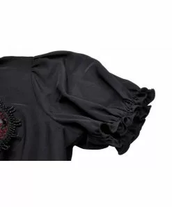 Dark In Love Rope Heart 60's Dress Black New In 14 Dark In Love Rope Heart 60's Dress Black New In