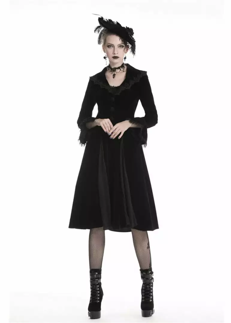 Dark In Love Crimson Peak Velvet Jacket Black New In 9 Dark In Love Crimson Peak Velvet Jacket Black New In