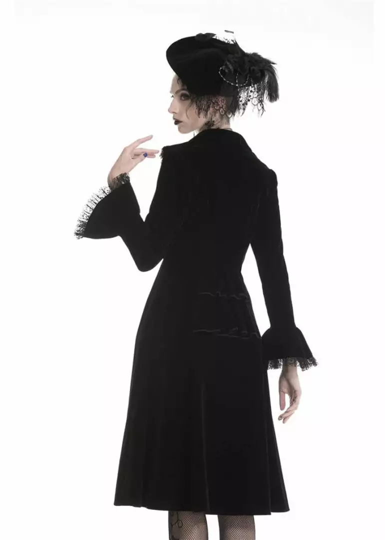 Dark In Love Crimson Peak Velvet Jacket Black New In 4 Dark In Love Crimson Peak Velvet Jacket Black New In