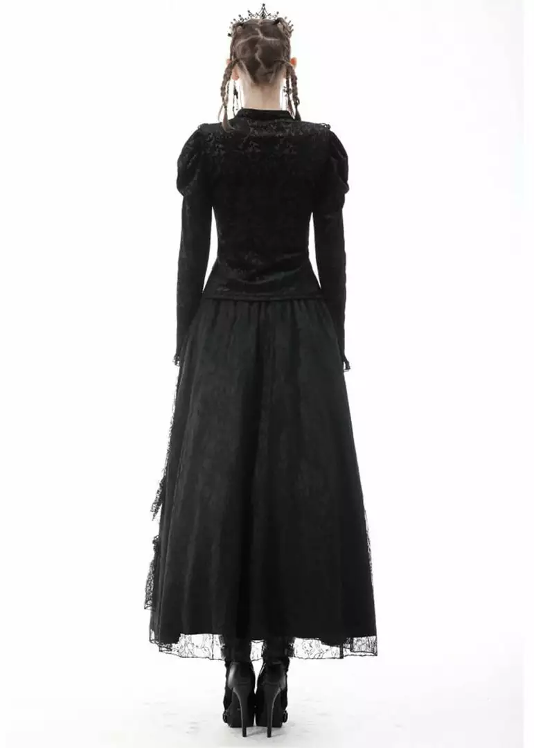 New In Dark In Love Elise Velvet Top Black 9 New In Dark In Love Elise Velvet Top Black