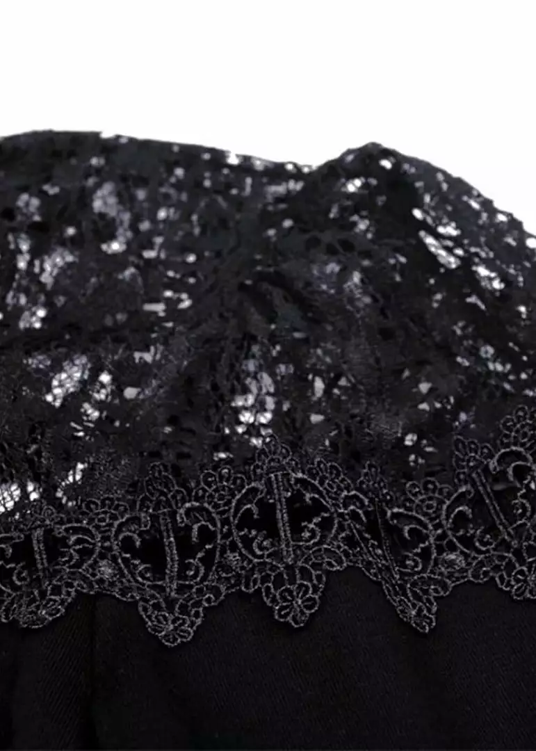 New In Dark In Love Elise Velvet Top Black 6 New In Dark In Love Elise Velvet Top Black