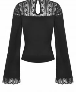 New In Dark In Love Moonlight Sonata Lace Top Black 12 New In Dark In Love Moonlight Sonata Lace Top Black