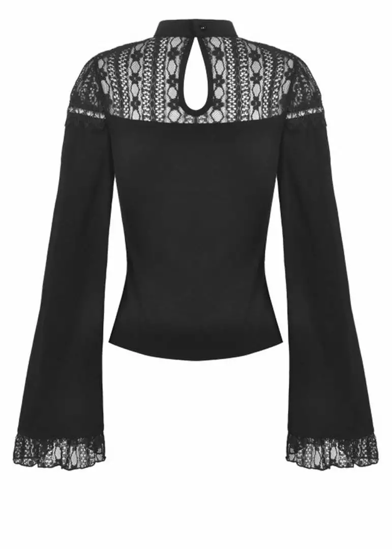New In Dark In Love Moonlight Sonata Lace Top Black 5 New In Dark In Love Moonlight Sonata Lace Top Black