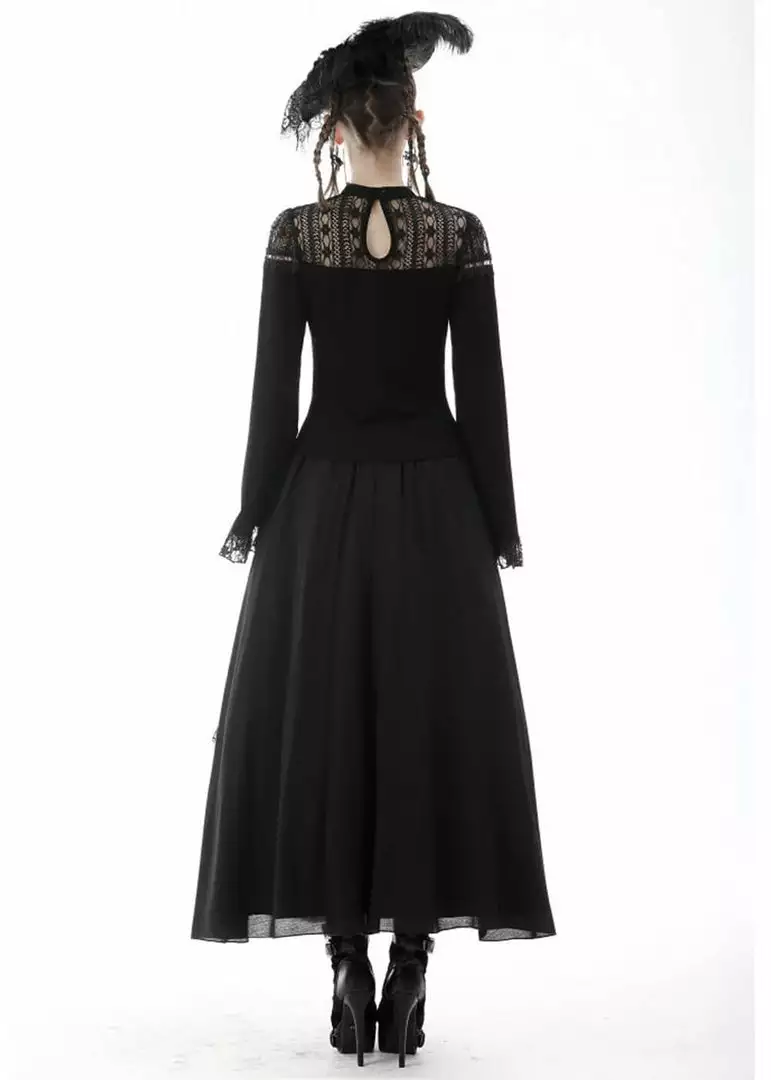 New In Dark In Love Moonlight Sonata Lace Top Black 6 New In Dark In Love Moonlight Sonata Lace Top Black