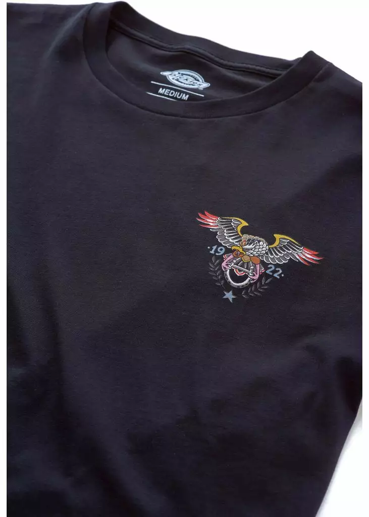 New In Dickies Mens Shandaken T-Shirt Black 6 New In Dickies Mens Shandaken T-Shirt Black