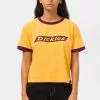 Dickies Ladies Hellier T-Shirt Amber New In 2 Dickies Ladies Hellier T-Shirt Amber New In