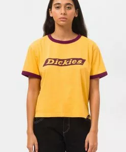 Dickies Ladies Hellier T-Shirt Amber New In