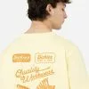 New In Dickies Mens Fircrest T-Shirt Pale Banana Yellow