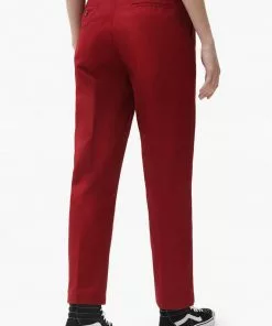 Clothing Dickies Womens Elizaville Trousers In Biking Red