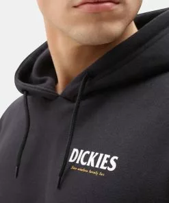 New In Dickies Mens Baldwin Hoodie Black