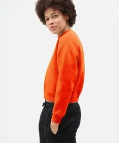 Dickies Womens Ferriday Sweater Orange 8 Dickies Womens Ferriday Sweater Orange