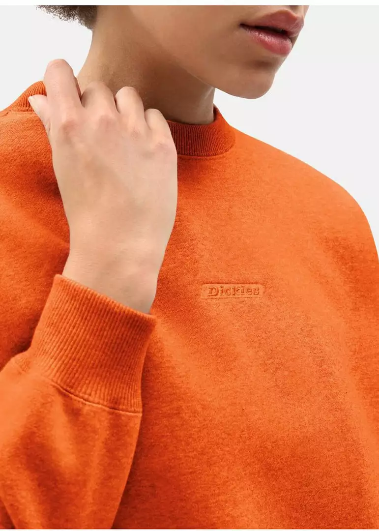 Dickies Womens Ferriday Sweater Orange 4 Dickies Womens Ferriday Sweater Orange