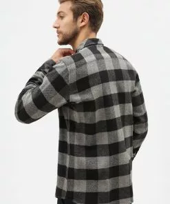Dickies Mens Sacramento Flannel Shirt Grey 16 Dickies Mens Sacramento Flannel Shirt Grey