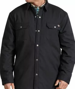 Dickies Mens Lined Shirt Black