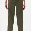 Dickies Mens Funkley Herringbone Trousers Military Green 2 Dickies Mens Funkley Herringbone Trousers Military Green