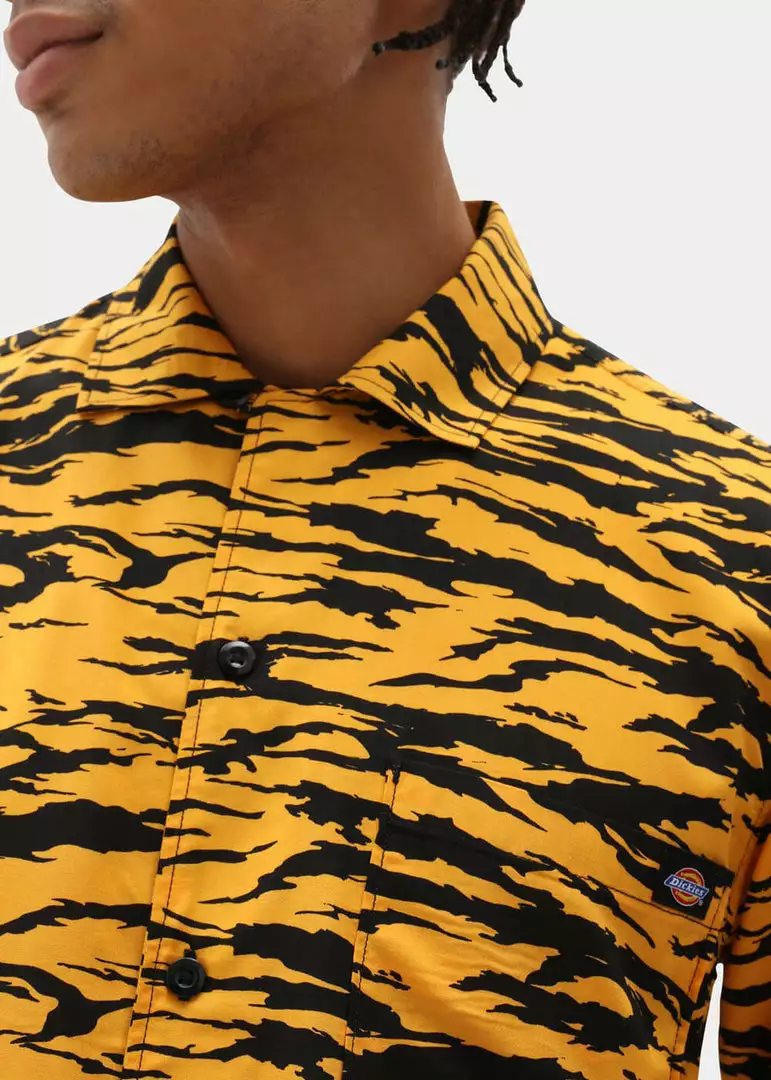 Dickies Mens Quamba Cadnium Shirt Yellow New In 4 Dickies Mens Quamba Cadnium Shirt Yellow New In