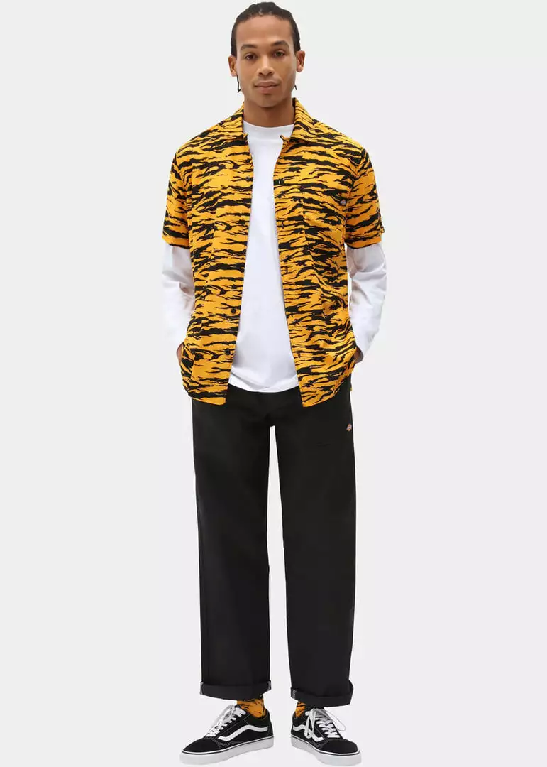 Dickies Mens Quamba Cadnium Shirt Yellow New In 5 Dickies Mens Quamba Cadnium Shirt Yellow New In