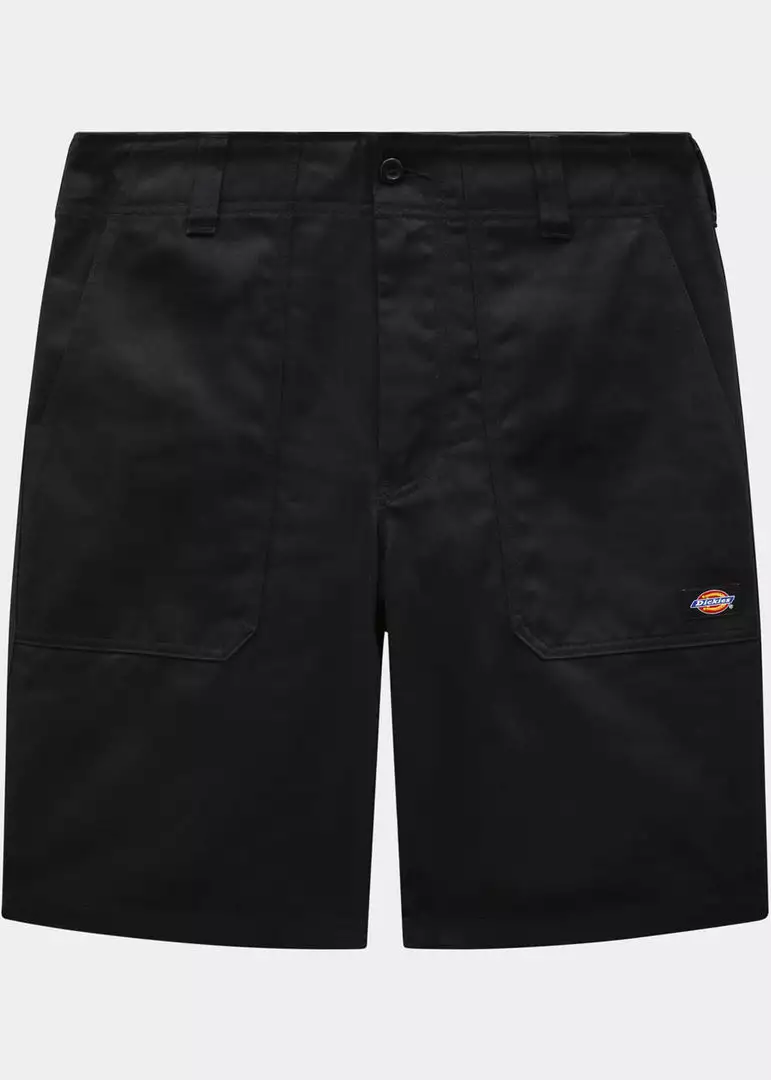 Dickies Mens Funkley Herringbone Shorts Black New In 4 Dickies Mens Funkley Herringbone Shorts Black New In