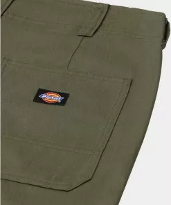 New In Dickies Mens Funkley Herringbone Shorts Military Green 17 New In Dickies Mens Funkley Herringbone Shorts Military Green