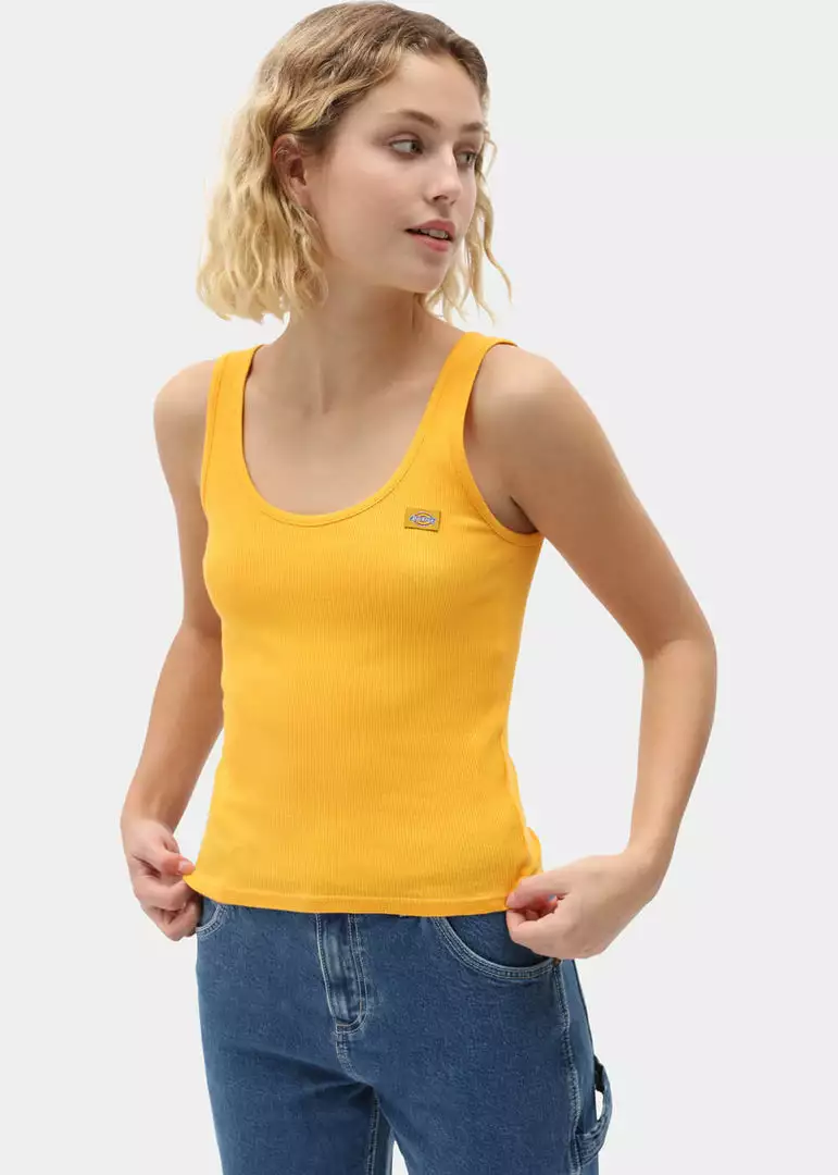 Dickies Women Mapleton Tank Top Cadnium Yellow 8 Dickies Women Mapleton Tank Top Cadnium Yellow