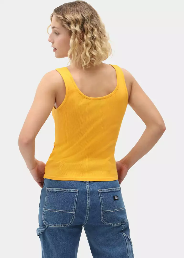 Dickies Women Mapleton Tank Top Cadnium Yellow 6 Dickies Women Mapleton Tank Top Cadnium Yellow