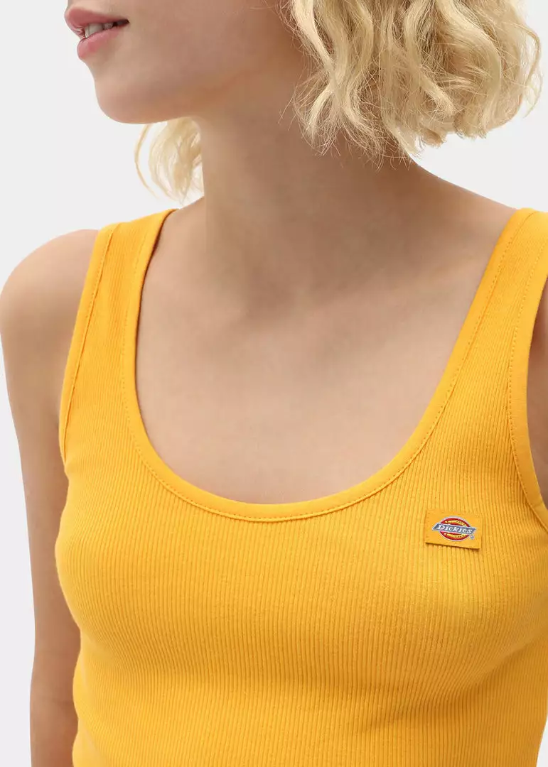 Dickies Women Mapleton Tank Top Cadnium Yellow 5 Dickies Women Mapleton Tank Top Cadnium Yellow