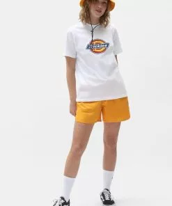 Dickies Women Victoria 70's Shorts Cadnium Yellow