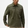 New In Dickies Mens Funkley Shirt Military Green 1 New In Dickies Mens Funkley Shirt Military Green