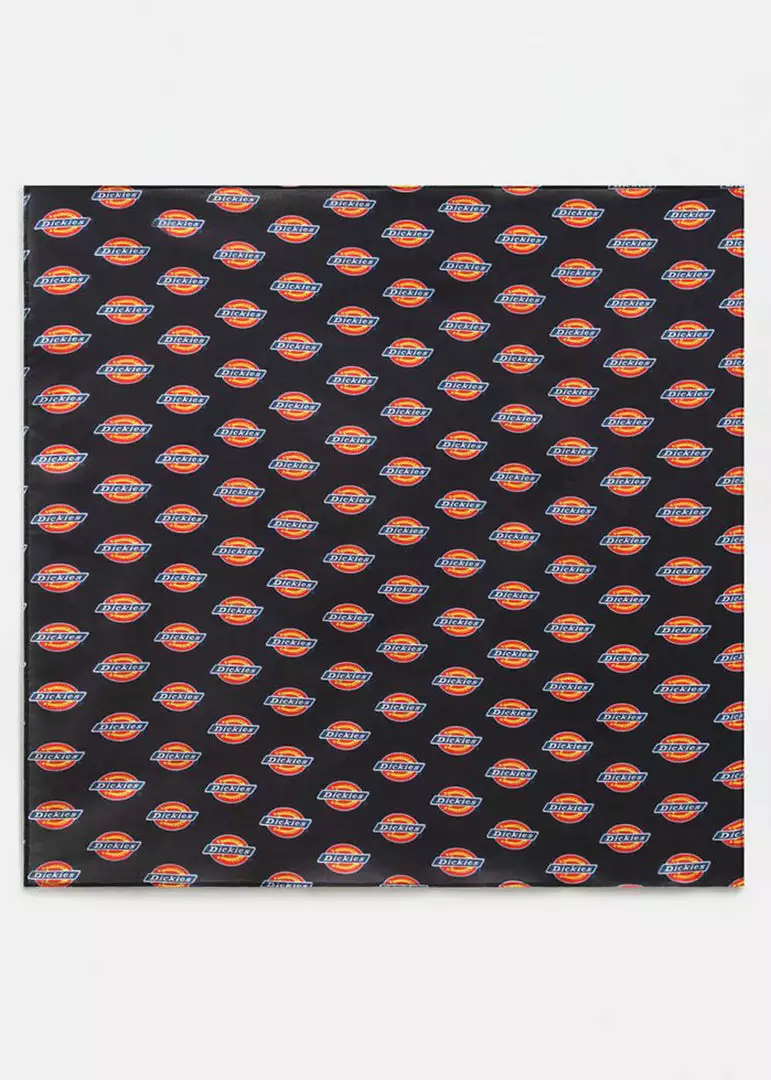 New In Dickies Logo Bandana Black 3 New In Dickies Logo Bandana Black