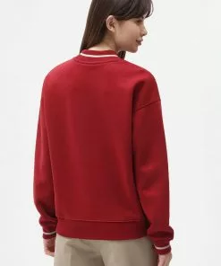 Dickies Womens Saxman Sweater Biking Red New In