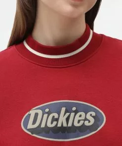 Dickies Womens Saxman Sweater Biking Red New In