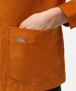 New In Dickies Womens Higginson Corduroy Shirt Pumpkin Spice Orange 11 New In Dickies Womens Higginson Corduroy Shirt Pumpkin Spice Orange