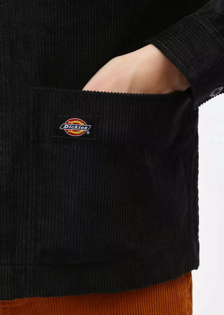 New In Dickies Womens Higginson Corduroy Shirt Black 5 New In Dickies Womens Higginson Corduroy Shirt Black