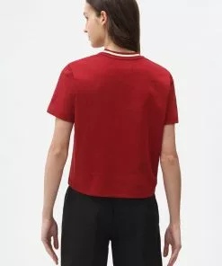 Dickies Womens Saxman T-Shirt Biking Red