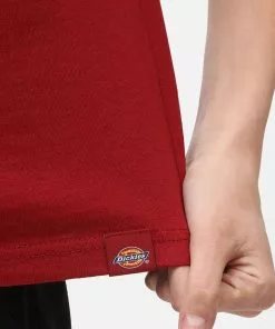 Dickies Womens Saxman T-Shirt Biking Red