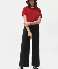 Dickies Womens Saxman T-Shirt Biking Red