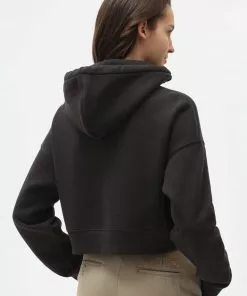 Dickies Women Oakport Cropped Hoodie Black