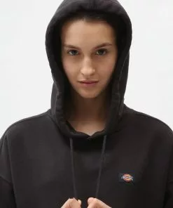 Dickies Women Oakport Cropped Hoodie Black