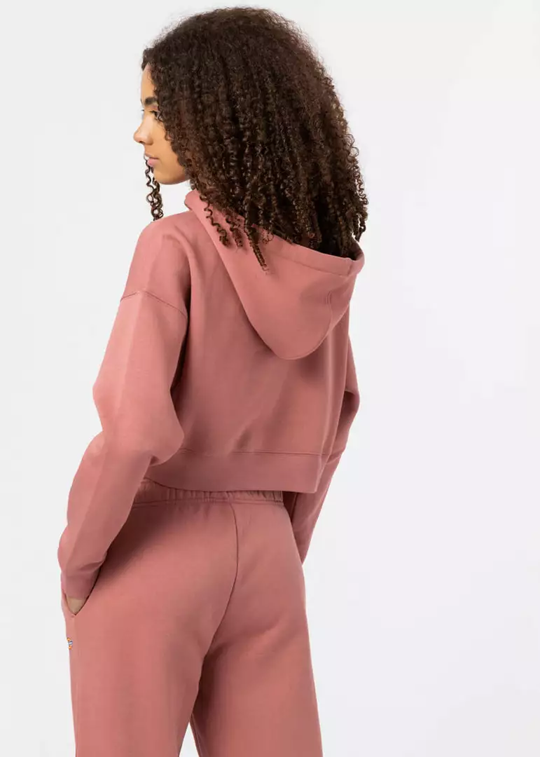 Dickies Women Oakport Cropped Hoodie Pink 4 Dickies Women Oakport Cropped Hoodie Pink