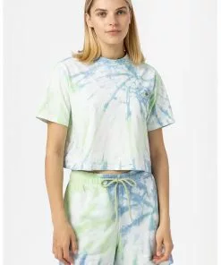 Dickies Dames Seatac Shorts Celadon Green New In