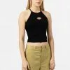 Dickies Dames Chain Lake Vest Top Black New In 2 Dickies Dames Chain Lake Vest Top Black New In