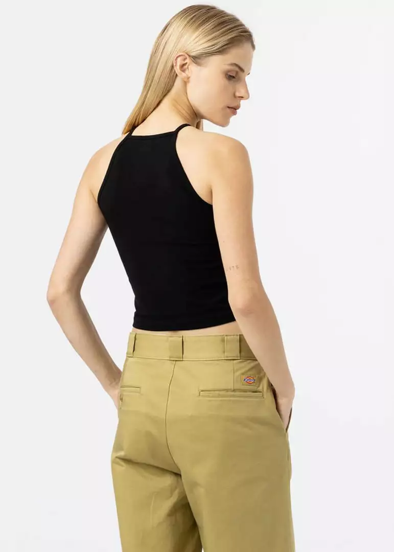 Dickies Dames Chain Lake Vest Top Black New In 5 Dickies Dames Chain Lake Vest Top Black New In