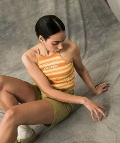 Dickies Womens Lynnwood Vest Top Pale Banana Yellow