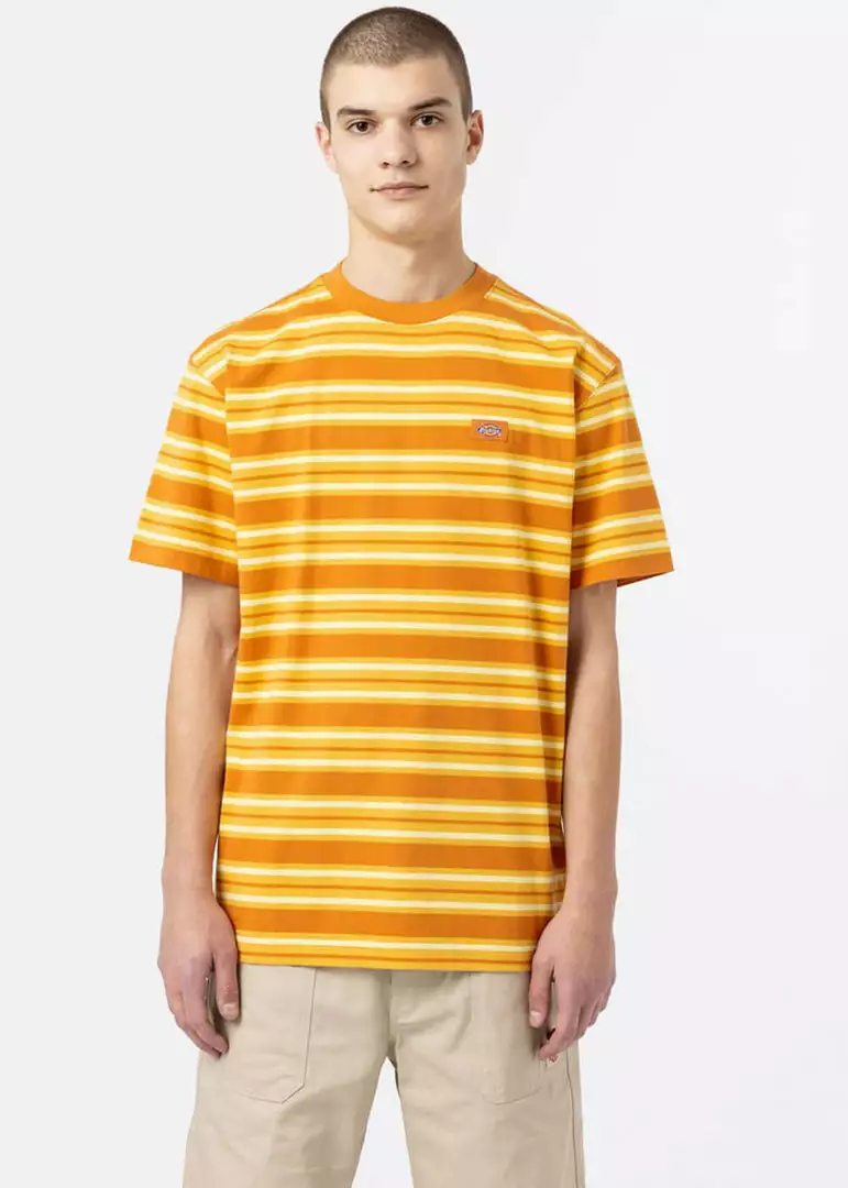 Dickies Men Lynwood T-Shirt Pale Banana Yellow New In 3 Dickies Men Lynwood T-Shirt Pale Banana Yellow New In