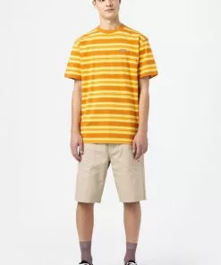 Dickies Men Lynwood T-Shirt Pale Banana Yellow New In 9 Dickies Men Lynwood T-Shirt Pale Banana Yellow New In