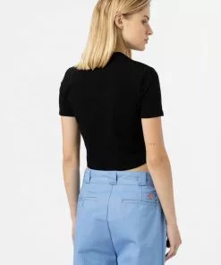 New In Dickies Women Maple Valley T-Shirt Black