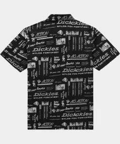 New In Dickies Mens Pillager Shirt Black 8 New In Dickies Mens Pillager Shirt Black