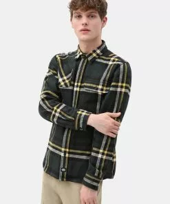 Dickies Mens Prestonburg Shirt Olive Green