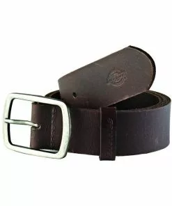 Dickies Eagle Lake Leather Belt Brown New In